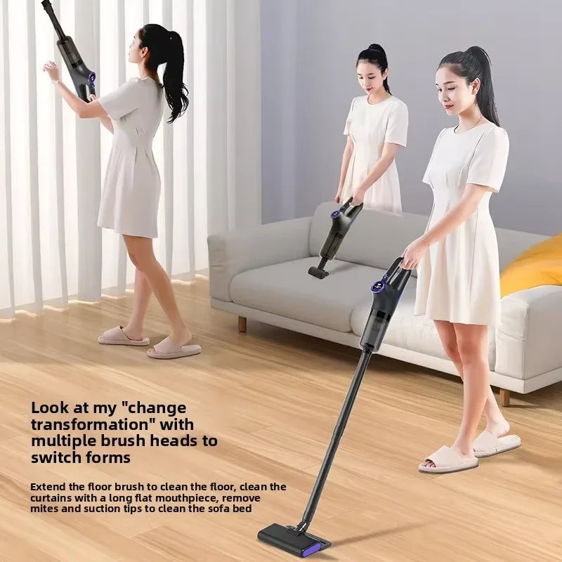 Cordless Vacuum Cleaner 15000PA Cleaning Machine High Suction Power USB Rechargeable Cordless Home Portable Vacuum Cleaner