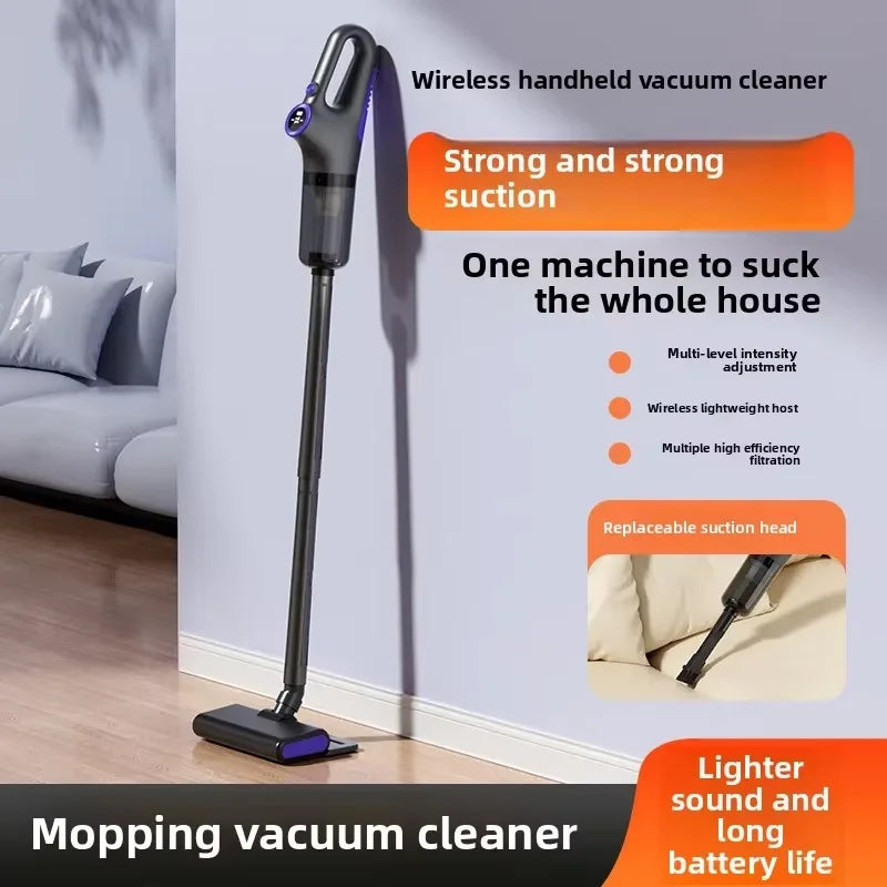 Cordless Vacuum Cleaner 15000PA Cleaning Machine High Suction Power USB Rechargeable Cordless Home Portable Vacuum Cleaner